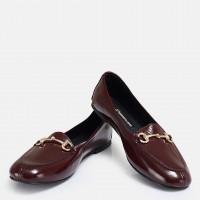 Ayakkabı Babet  Bordo Rugan