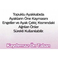 Ayakkabı Ön Silikon Tabanlık