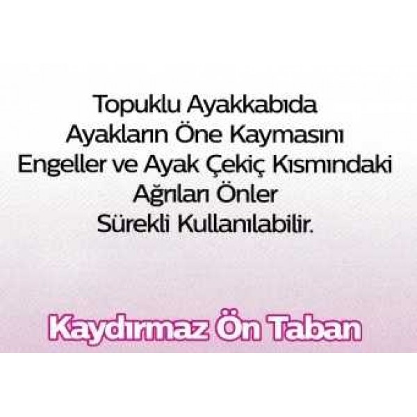 Ayakkabı Ön Silikon Tabanlık