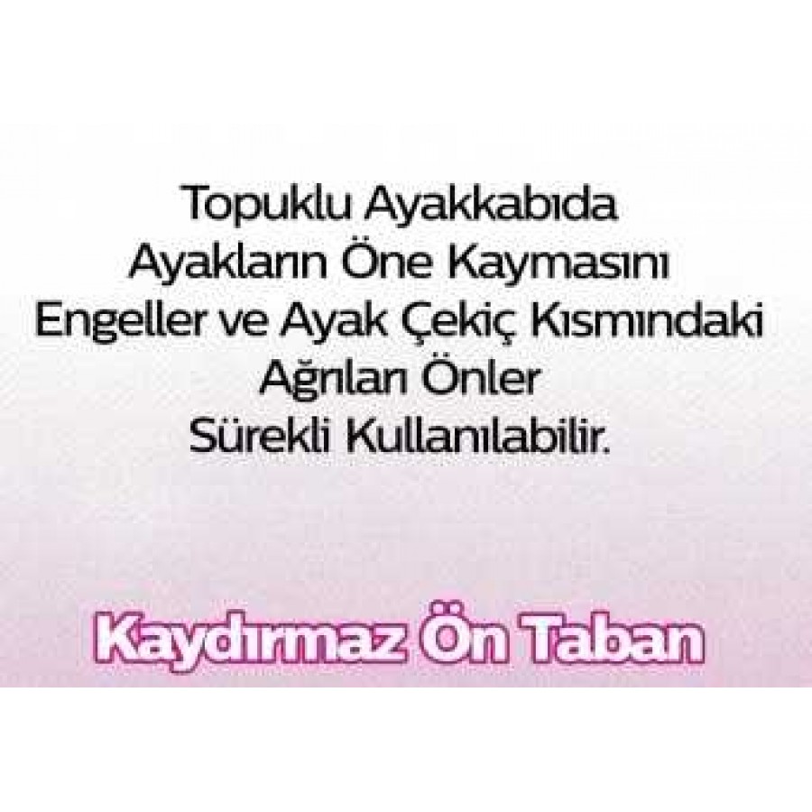 Ayakkabı Ön Silikon Tabanlık