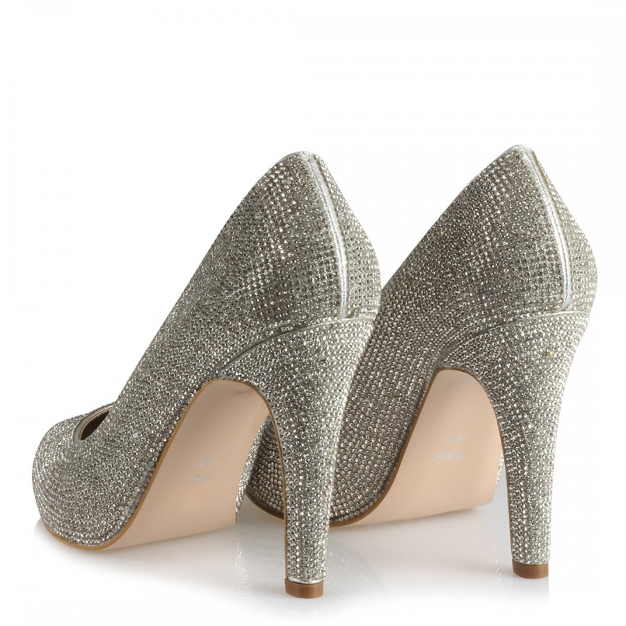 Gelin Ayakkabısı Taşlı Stiletto
