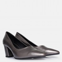 Stiletto Topuklu Ayakkabı Platin Rengi