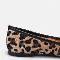 Düz Ayakkabı Babet Leopar Desen