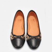 Düz Ayakkabı Babet Leopar Desen