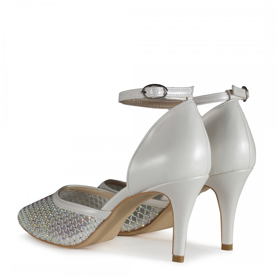 Stiletto Gelin Ayakkabısı Kemerli