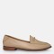 Zincirli Loafer Ayakkabı Nude Hakiki Deri