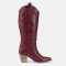 Bordo Kovboy Model Çizme