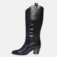 Siyah Kovboy Model Çizme