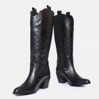 Siyah Kovboy Model Çizme