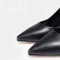 Stiletto Siyah Topuklu Ayakkabı