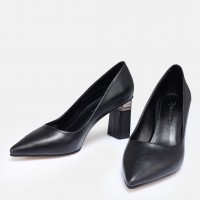 Stiletto Siyah Topuklu Ayakkabı