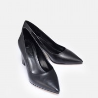 Stiletto Siyah Topuklu Ayakkabı