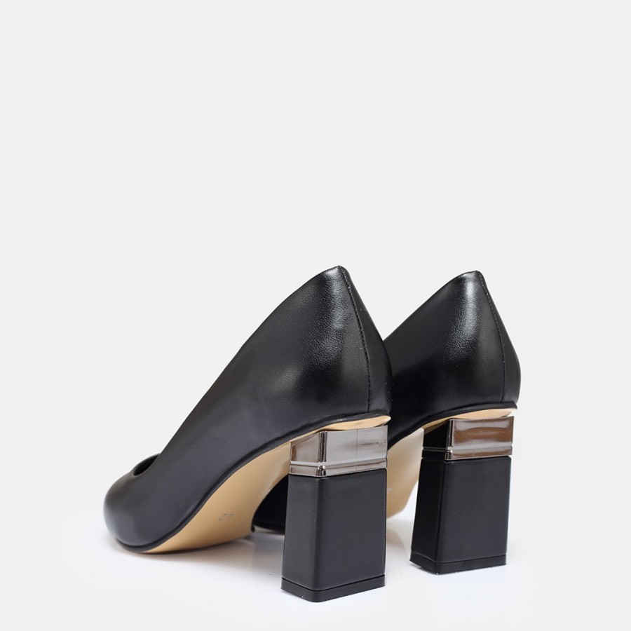 Stiletto Siyah Topuklu Ayakkabı