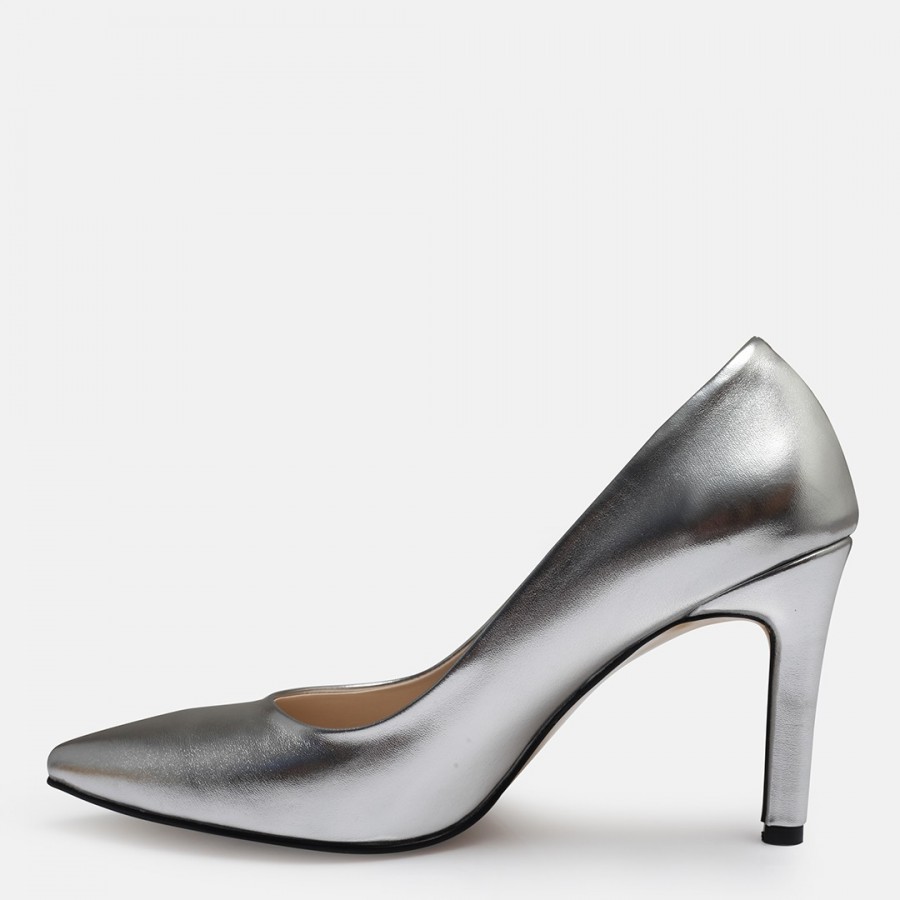 Lame Stiletto Topuklu Ayakkabı