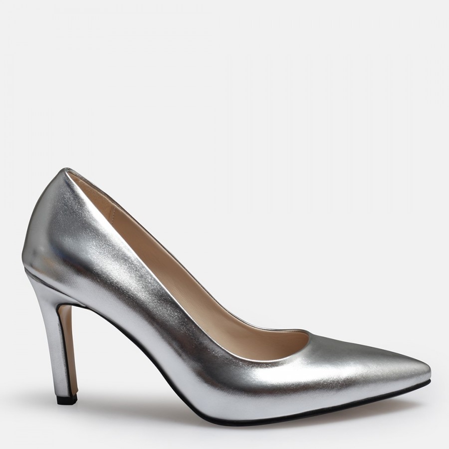 Lame Stiletto Topuklu Ayakkabı