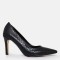 Stiletto Topuklu Ayakkabı Siyah Crocodile