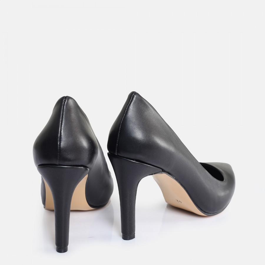 Siyah Stiletto Topuklu Ayakkabı