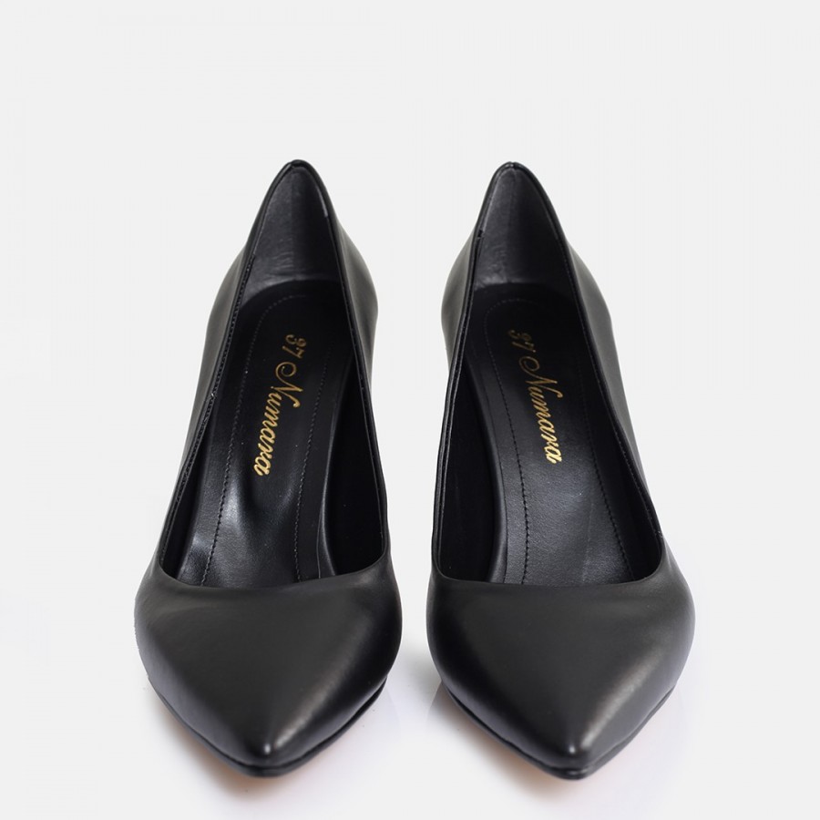 Siyah Stiletto Topuklu Ayakkabı