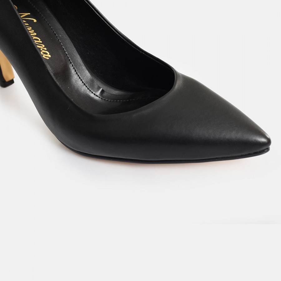 Siyah Stiletto Topuklu Ayakkabı