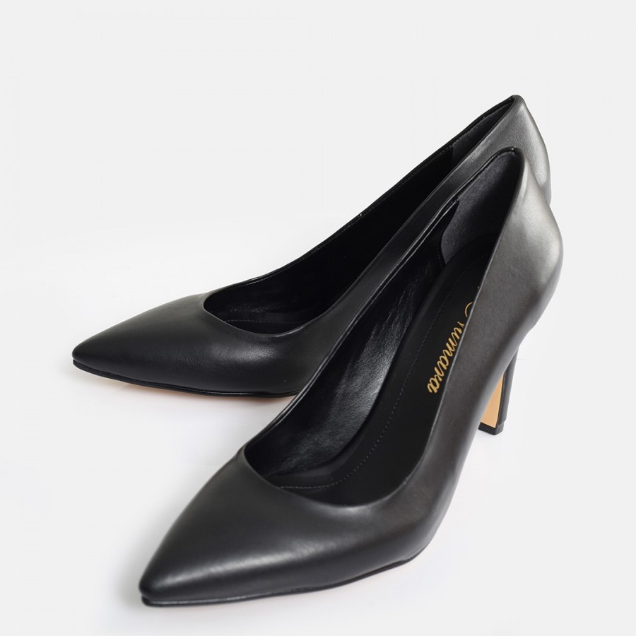 Siyah Stiletto Topuklu Ayakkabı