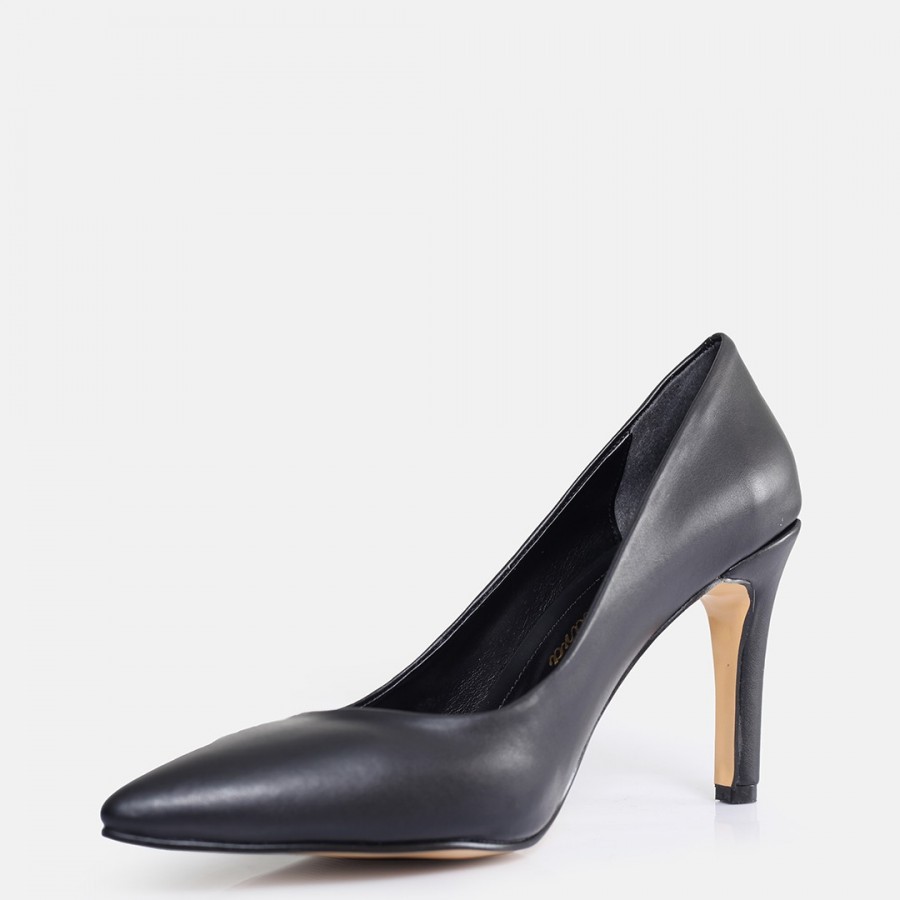 Siyah Stiletto Topuklu Ayakkabı