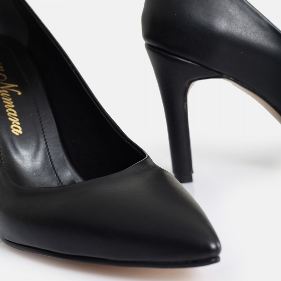 Siyah Stiletto Topuklu Ayakkabı