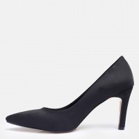 Siyah Süet Stiletto Topuklu Ayakkabı