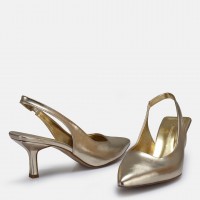 Altın Arkası Açık Stiletto