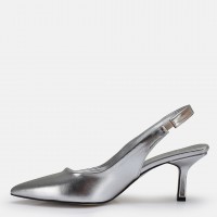 Gümüş Arkası Açık Stiletto