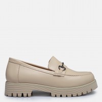 Ten Rengi Loafer Ayakkabı Tokalı Hakiki Deri
