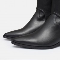 Siyah Kovboy Çizme Bot Modeli