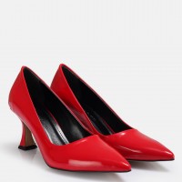 Kırmızı Rugan Stiletto