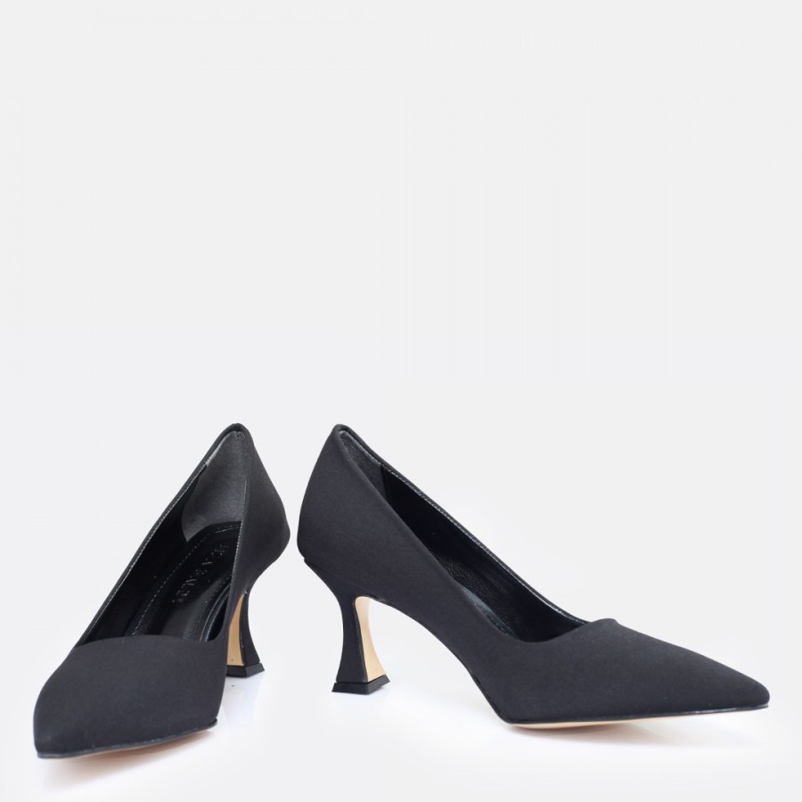 Siyah Saten Stiletto