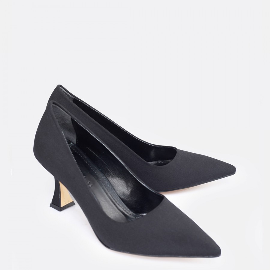 Siyah Saten Stiletto