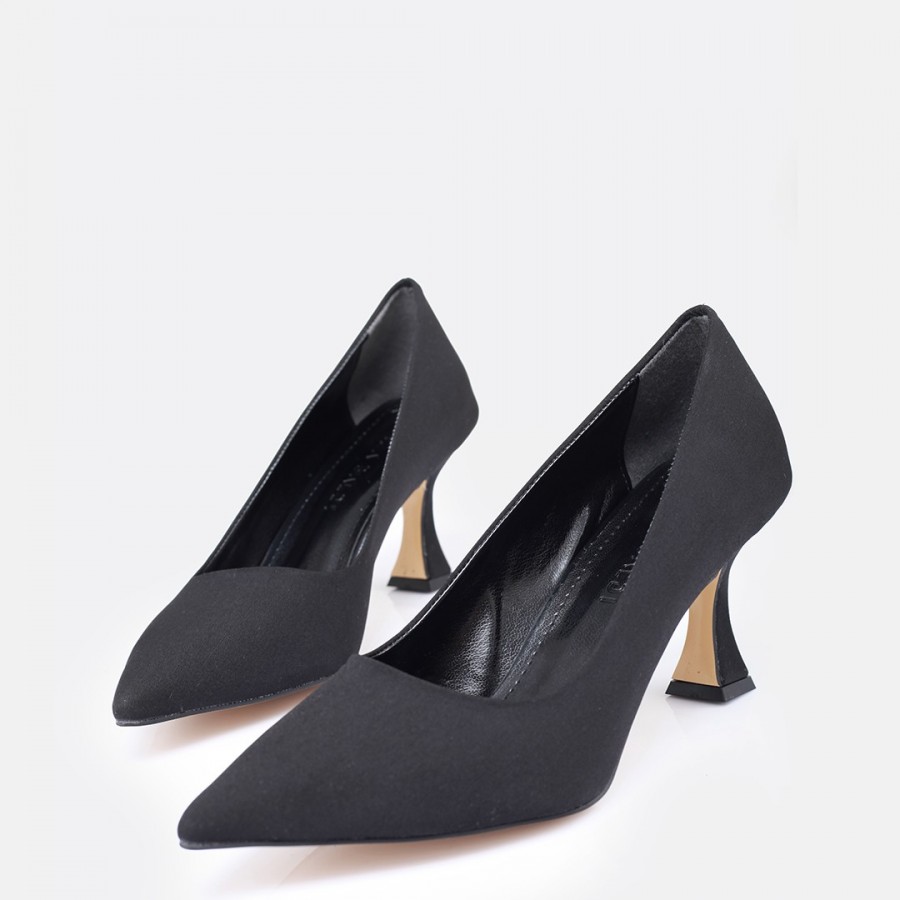 Siyah Saten Stiletto