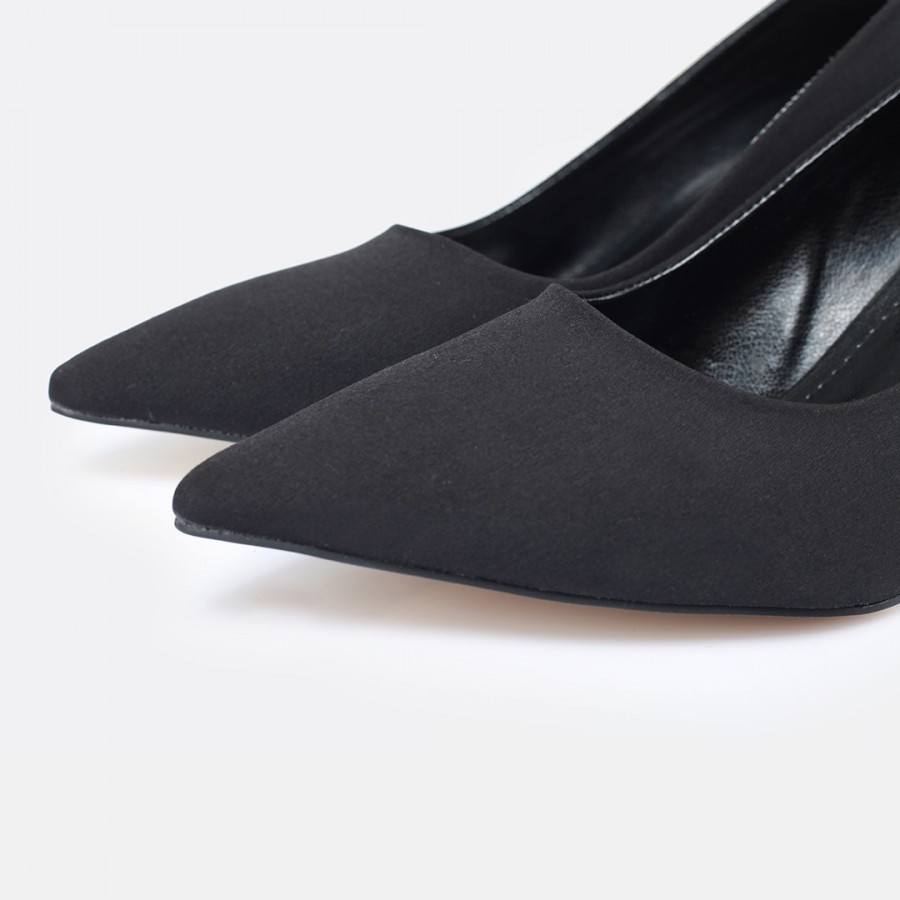 Siyah Saten Stiletto