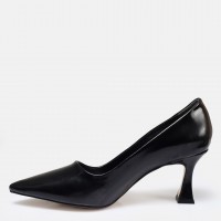 Siyah Rugan Stiletto Ayakkabı