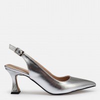 Lame Arkası Açık Stiletto