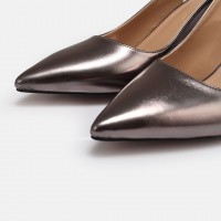 Stiletto Arkası Açık Füme