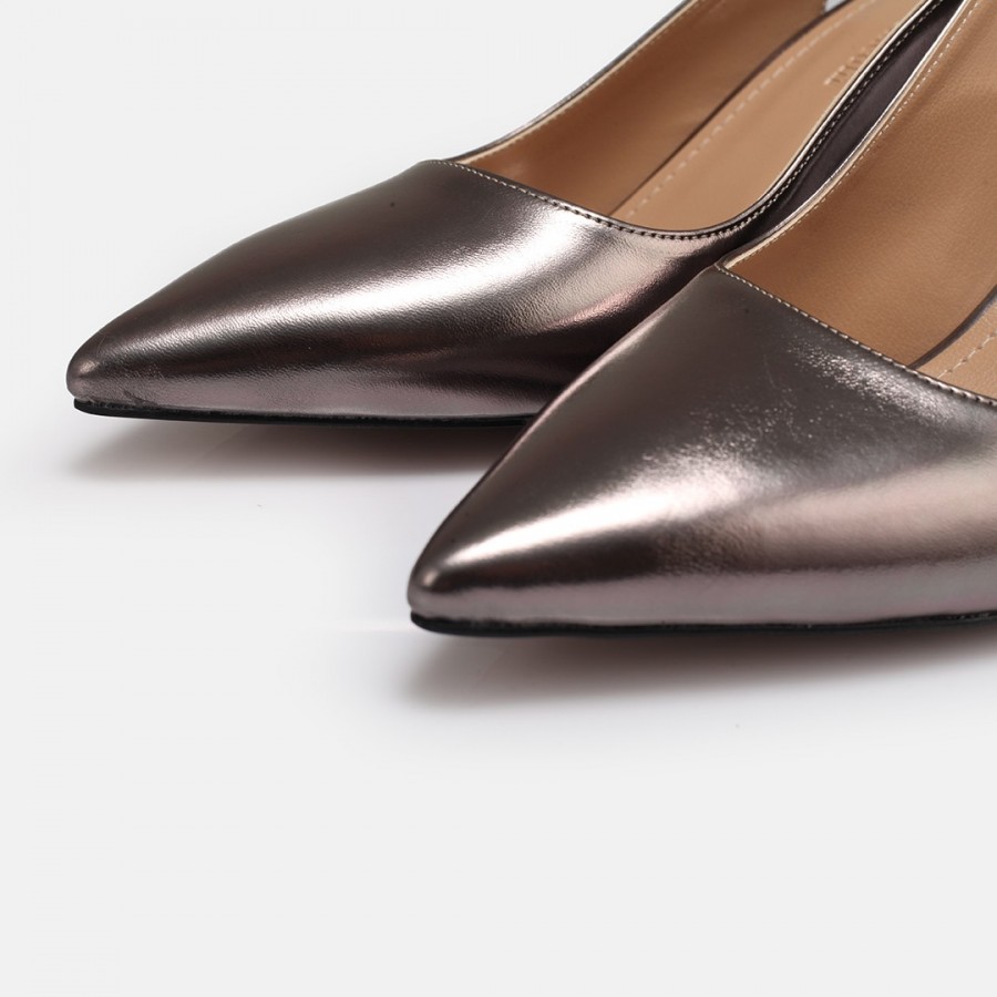 Stiletto Arkası Açık Füme