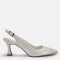 Sedef Yaldızlı Arkası Açık Stiletto