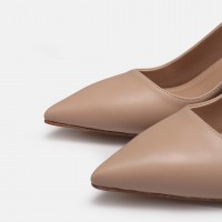 Ten Rengi Arkası Açık Stiletto