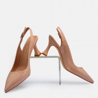 Ten Rugan Arkası Açık Stiletto