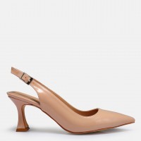 Ten Rugan Arkası Açık Stiletto