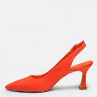 Arkası Açık Stiletto Turuncu
