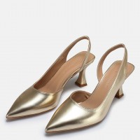 Stiletto Mat Altın Rengi