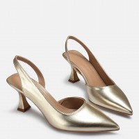 Stiletto Mat Altın Rengi