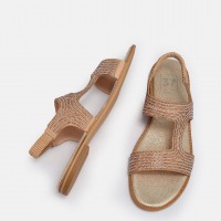 Dore Yaldızlı Taşlı Sandalet