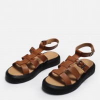 Taba Hakiki Deri Sandalet