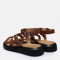 Taba Hakiki Deri Sandalet